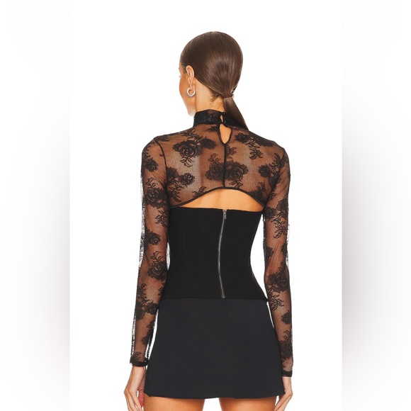 Fleur du Mal Bouquet Lace Shrug – Black, Size M (NWT) - Picture 5 of 11